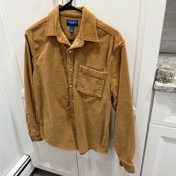 Arizona Jean Co corduroy tan button up shirt - Picture 3 of 4
